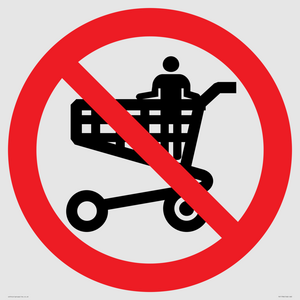 P925 Prohibition: No standing in trolley